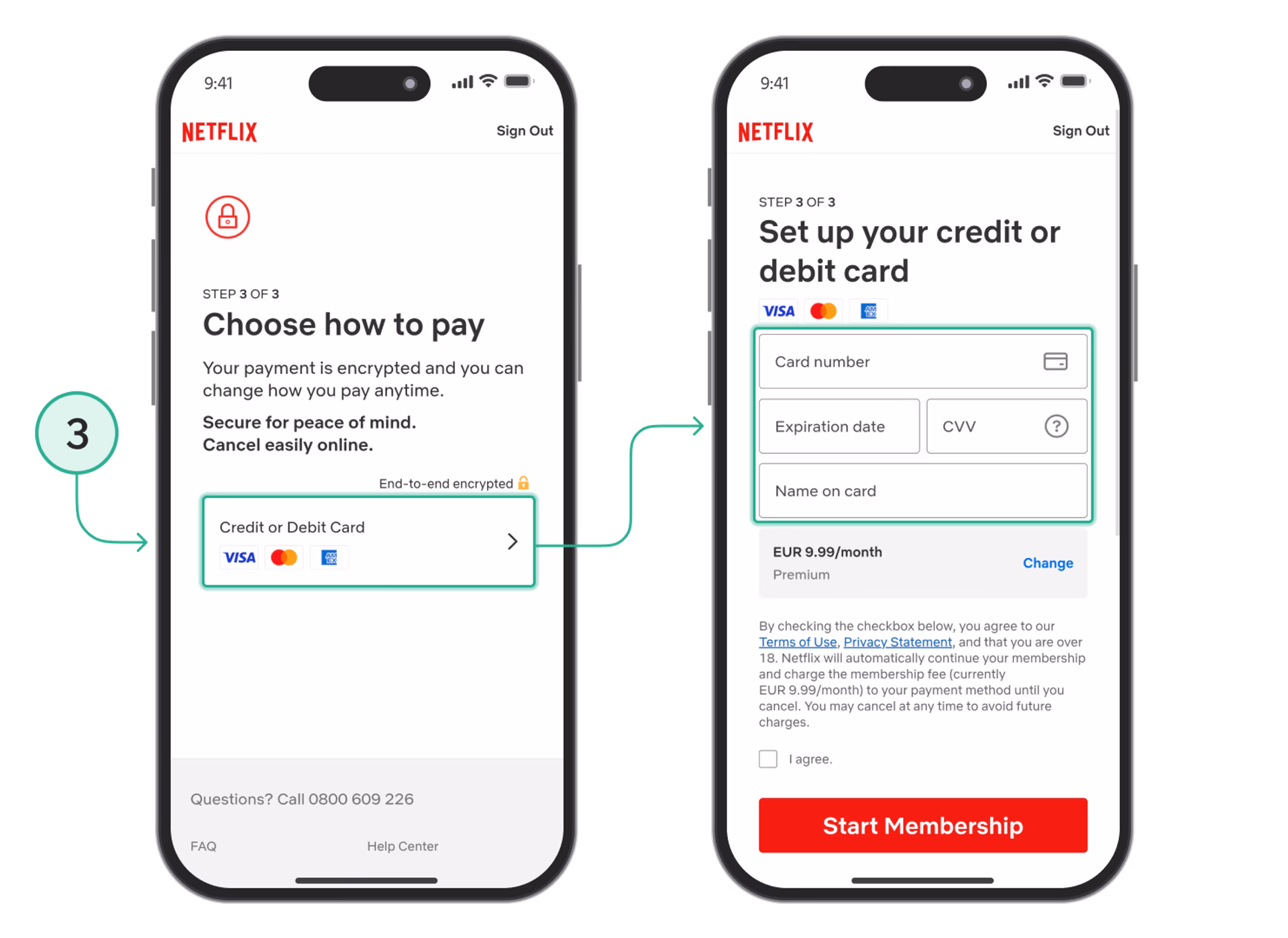 how to add a card to pay for Netflix with cryptocurrency