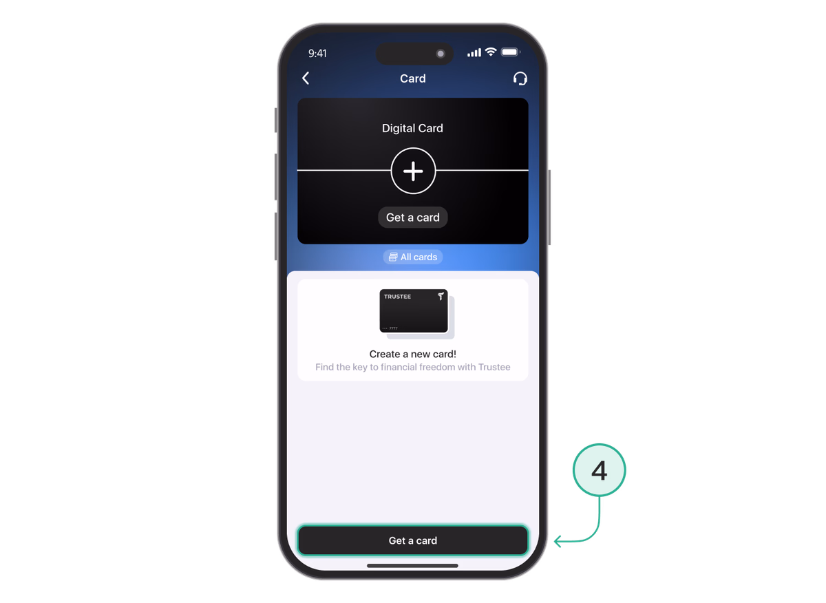 Confirm crypto card issuance for paying GoDaddy and Flippa with cryptocurrency