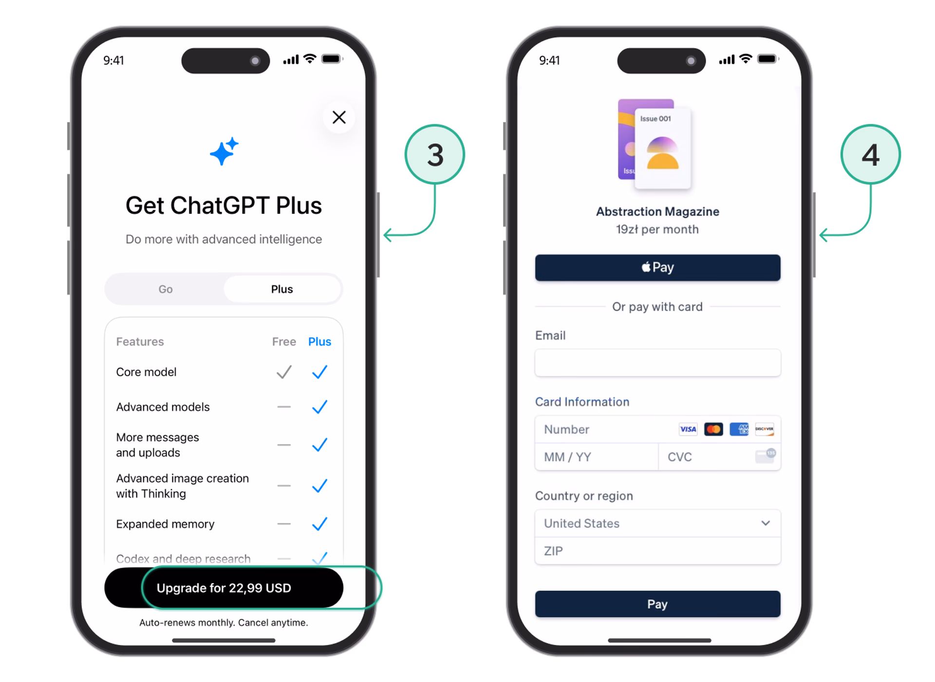 paying for ChatGPT Plus with a virtual card through Stripe
