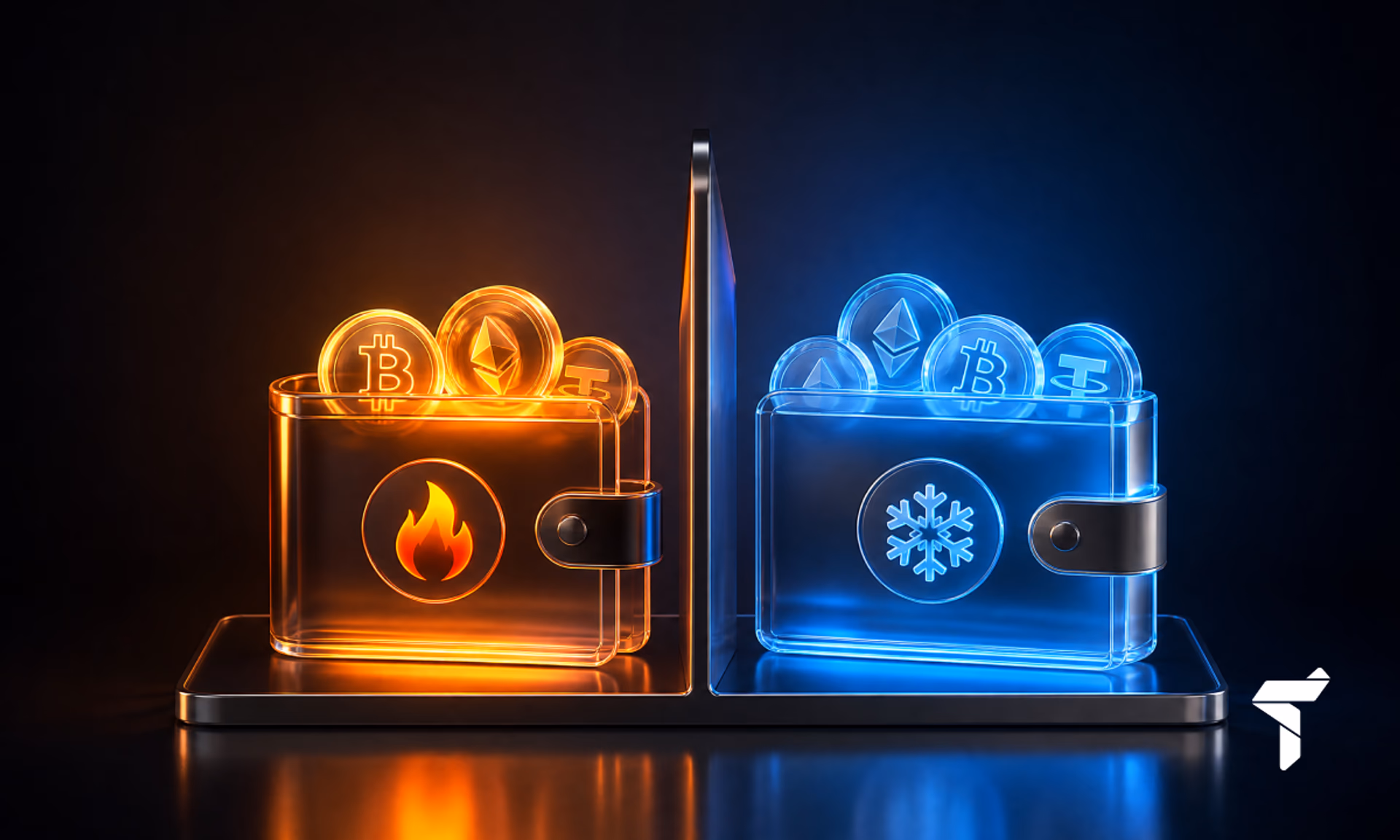 hot wallet vs cold wallet security risks comparison