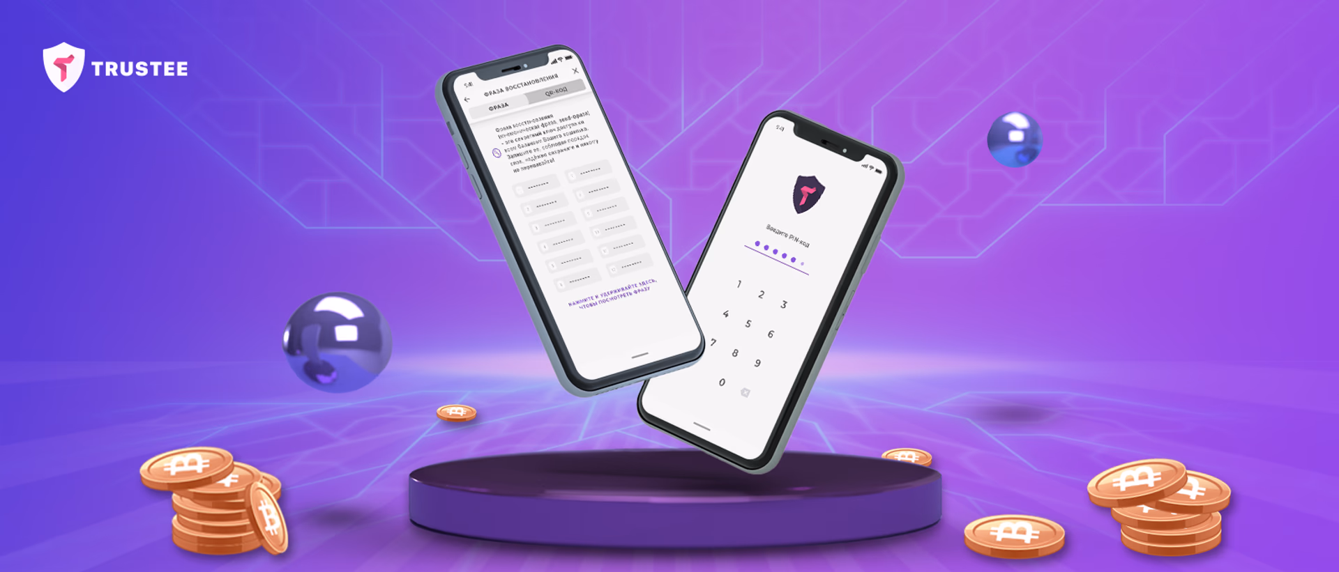 how to view a seed phrase and recovery phrase in Trustee Wallet