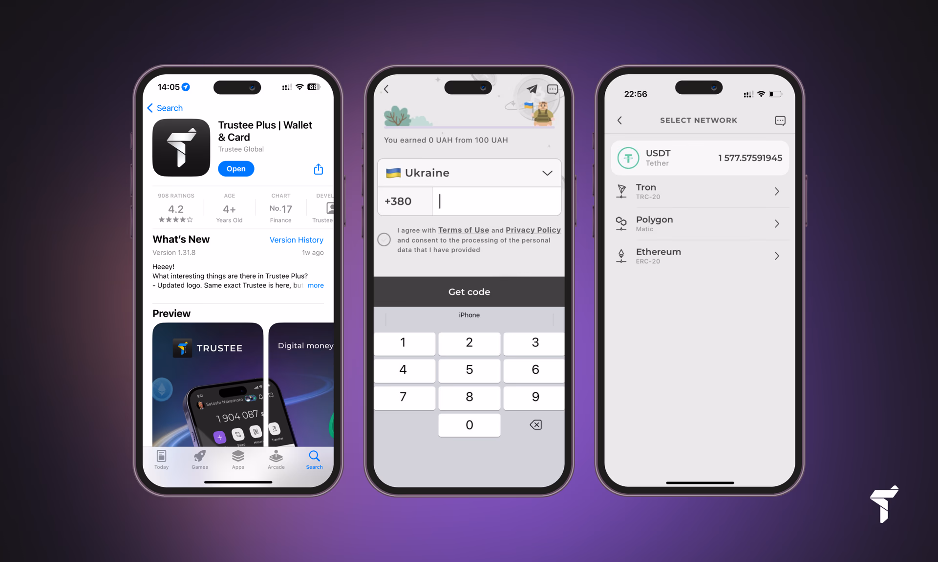 how to create a USDT ERC20 or TRC20 wallet for Tether