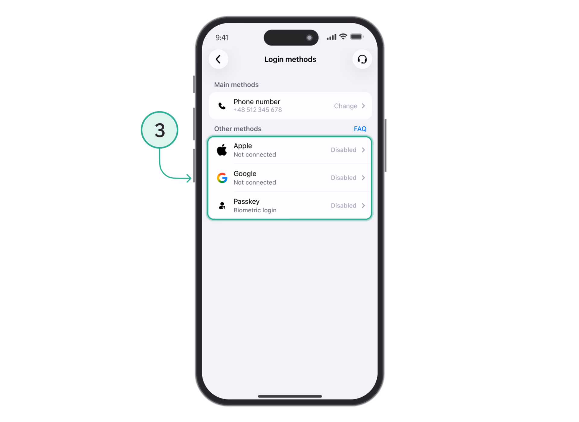 Login Apple Google 4
